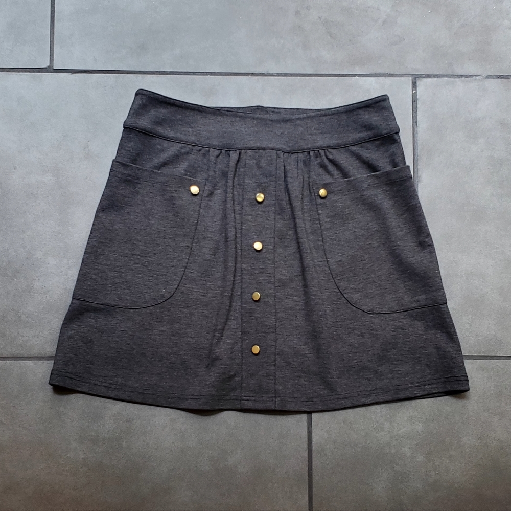 Suzabelle Dark Grey Skirt